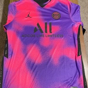 Jordan paris saint germain soccer jersey